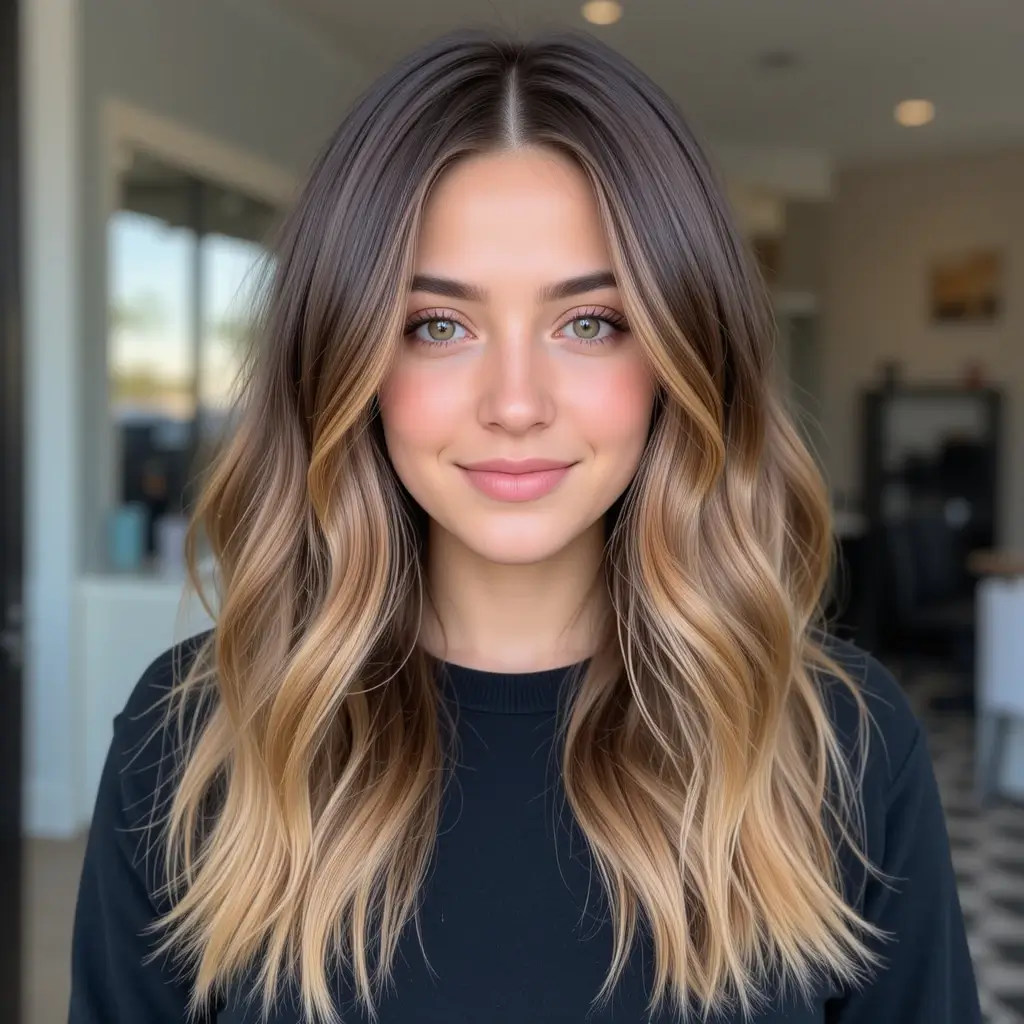 Soft Caramel Balayage