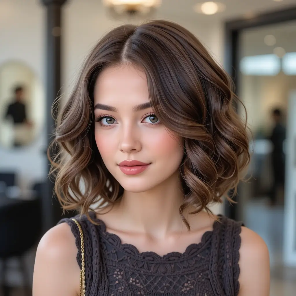 Soft Curled Bob