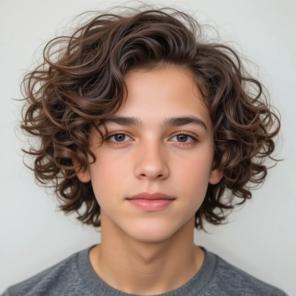 Soft Curls with Defined Layers