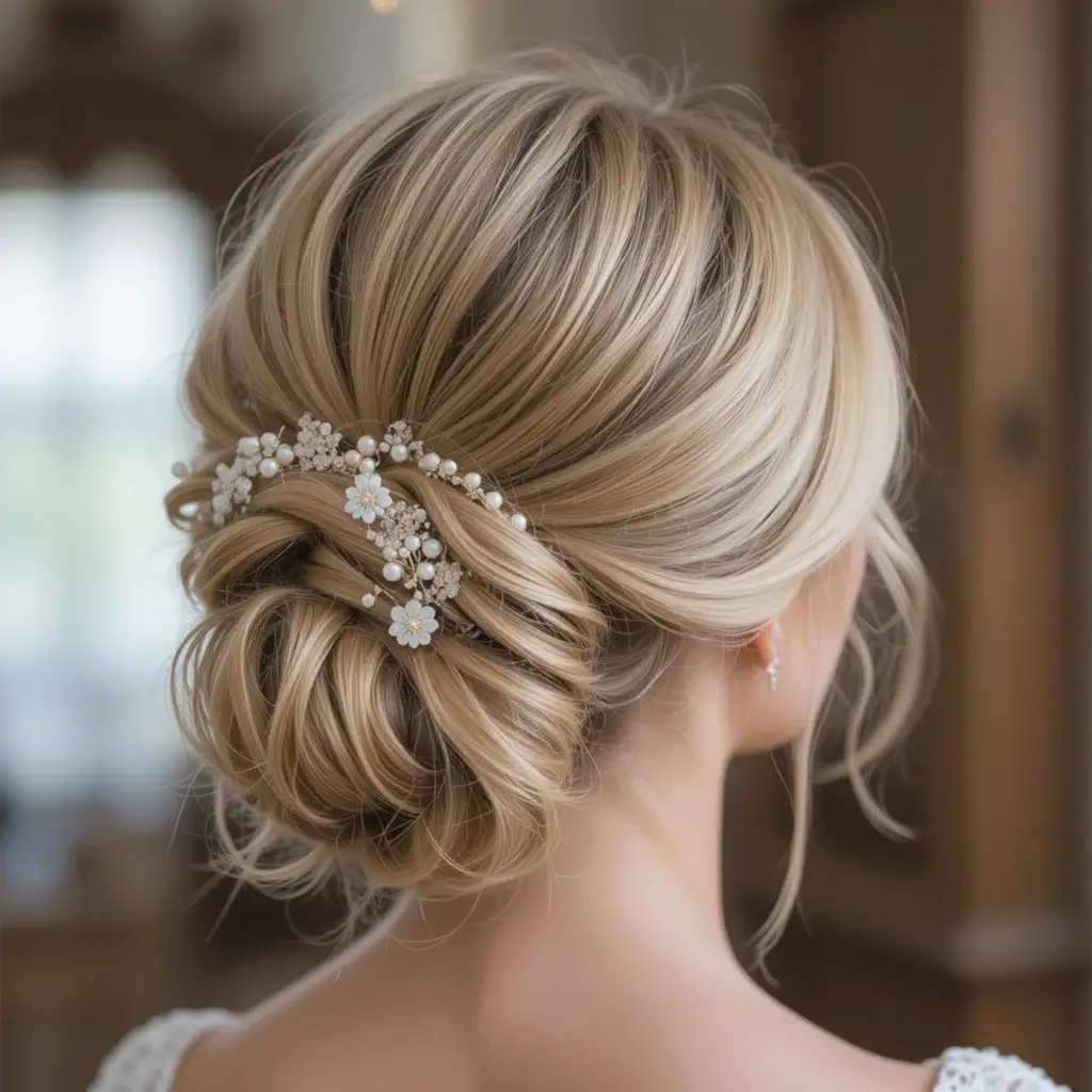 Soft Romantic Chignon