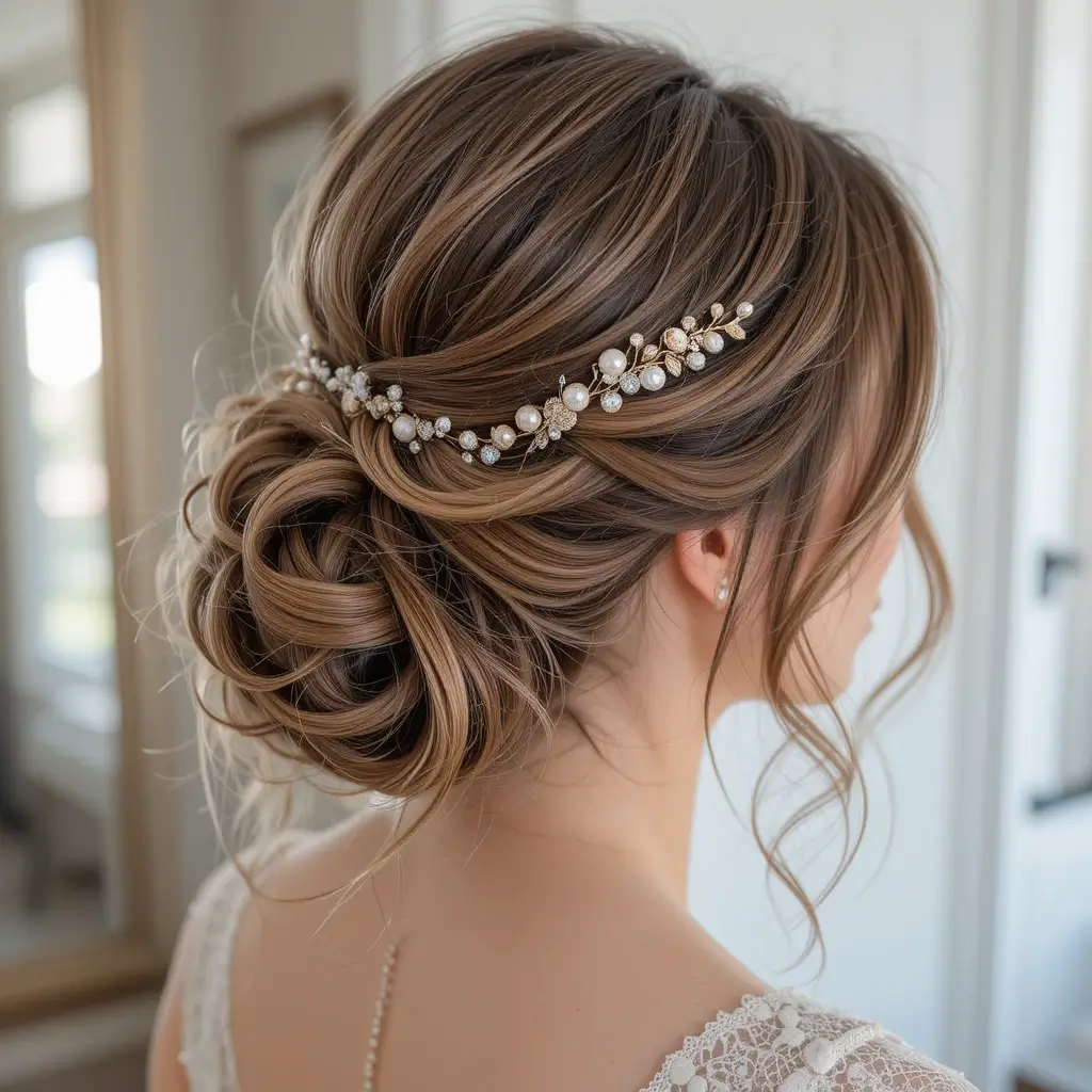 Softly Pinned Back Waves