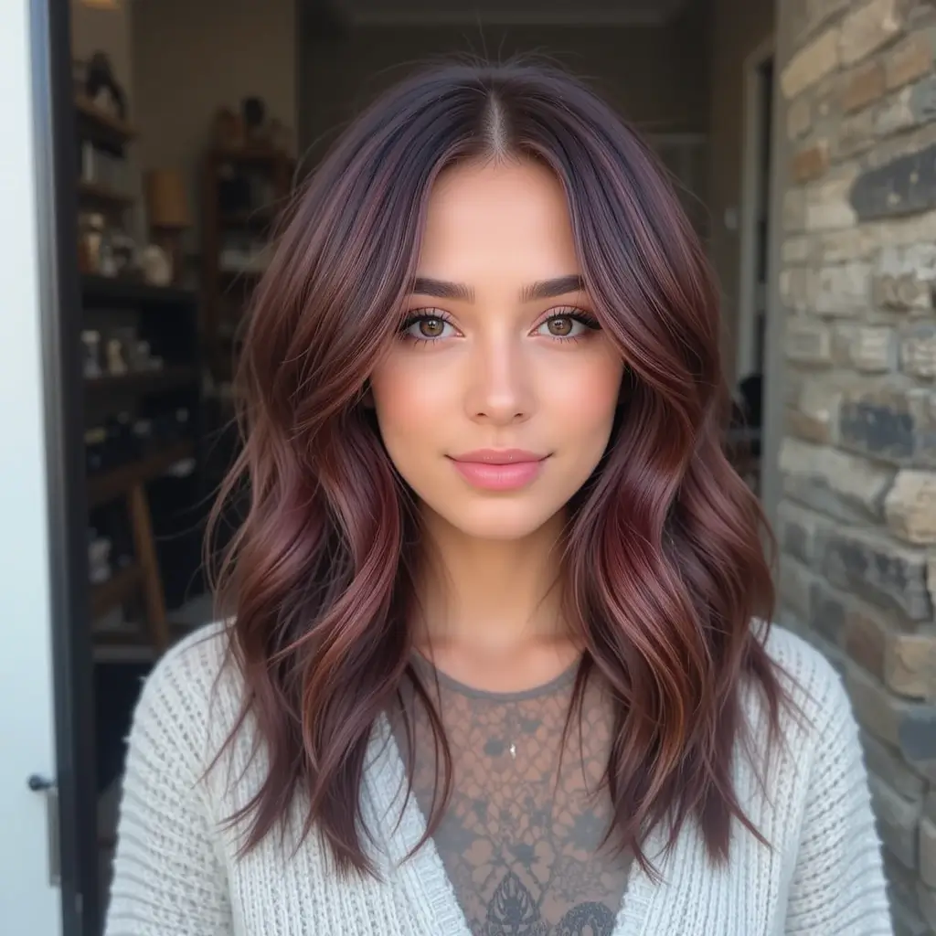 Spiced Mulled Wine Hair Color