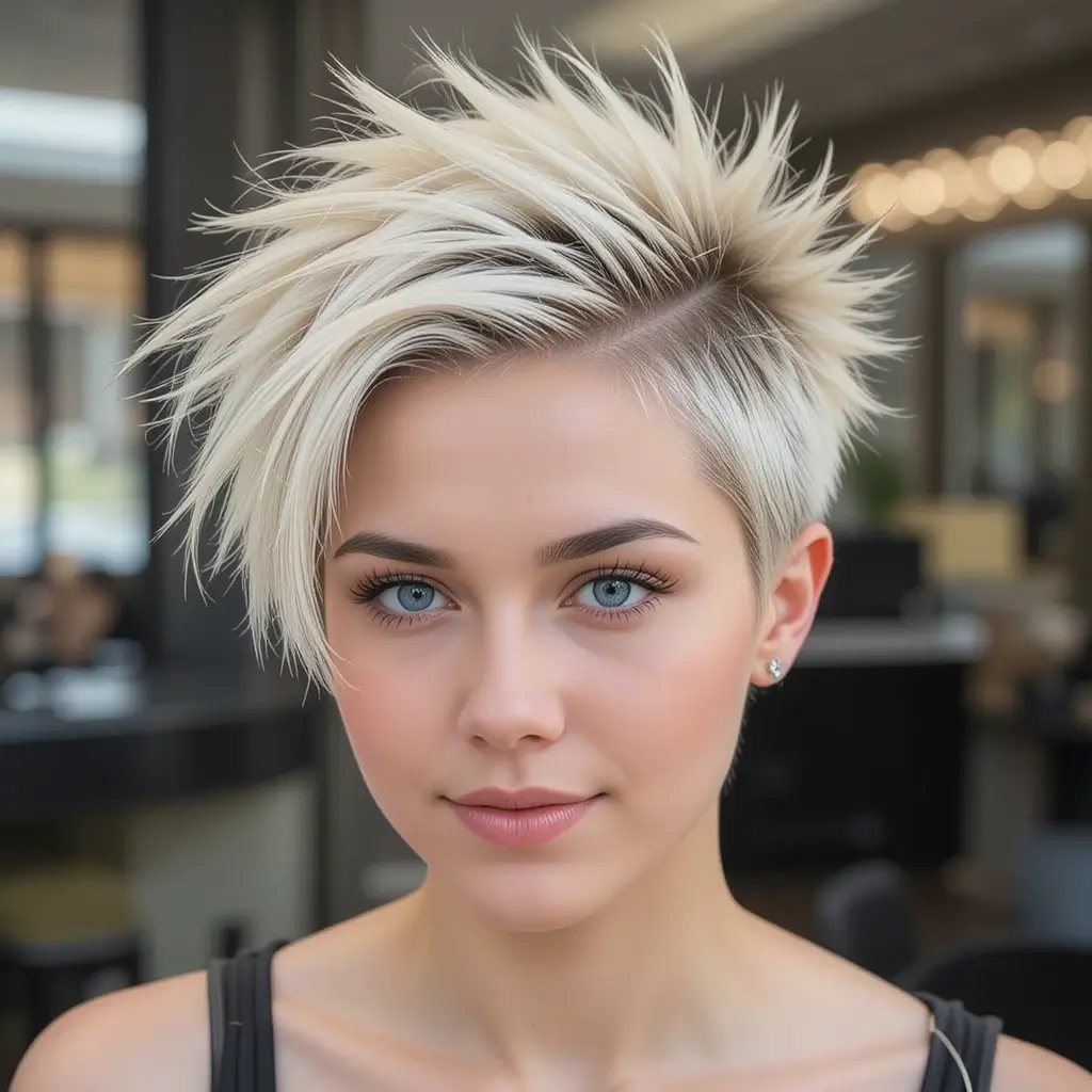 Spiky Short Hairstyle