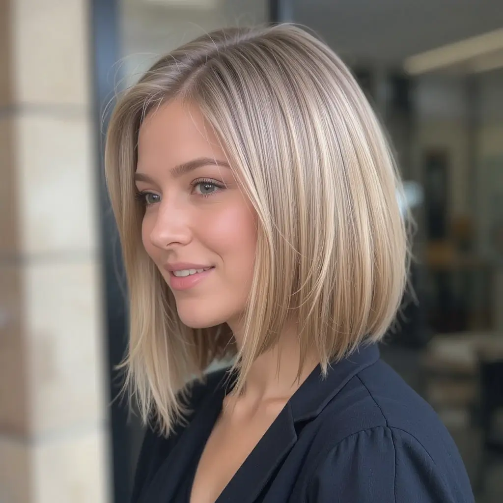 Straight Lob with Subtle Layers
