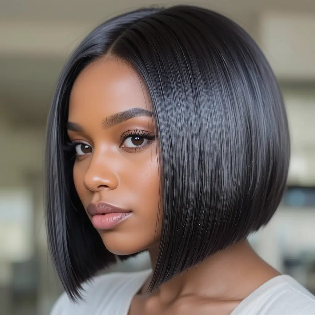 Straight, Sleek Bob