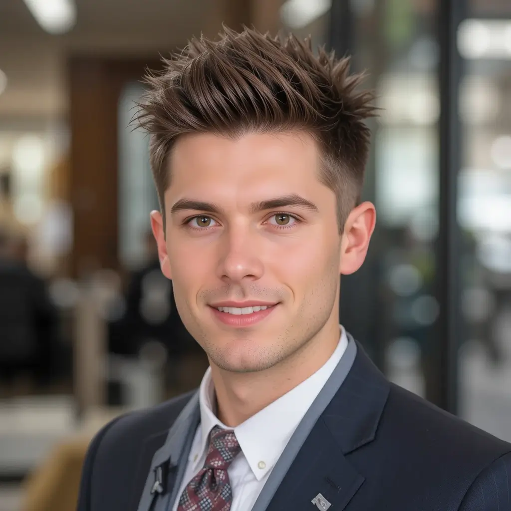 Subtle Spiky Hairstyle