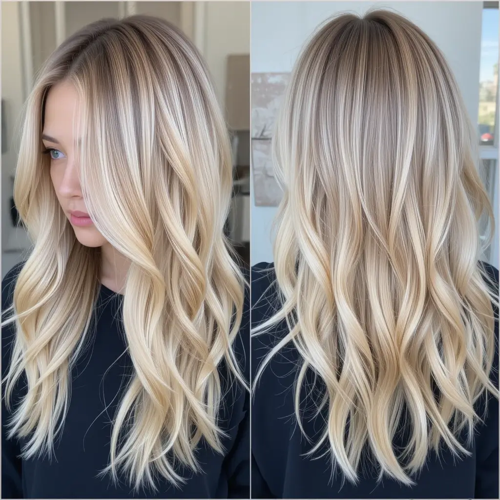Sun-Kissed Blonde Balayage