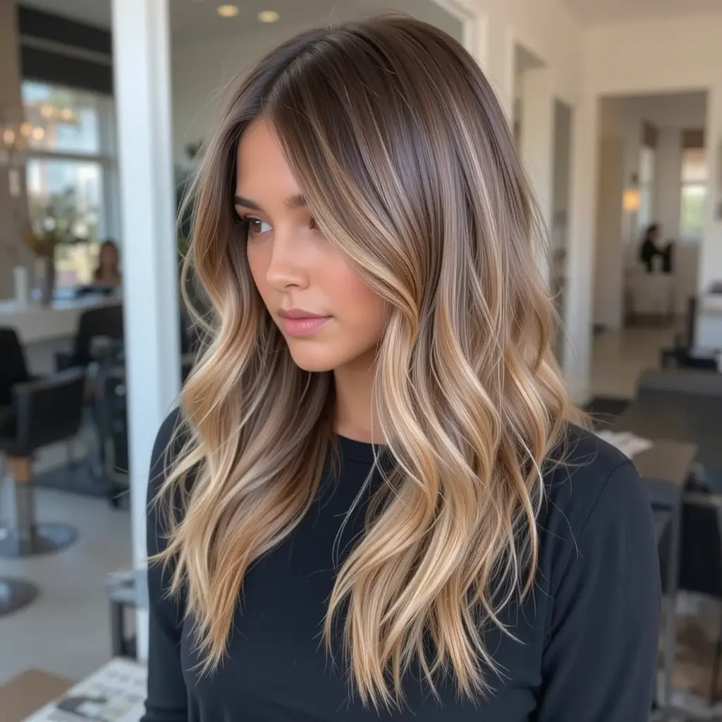 Sun-Kissed Caramel Highlights