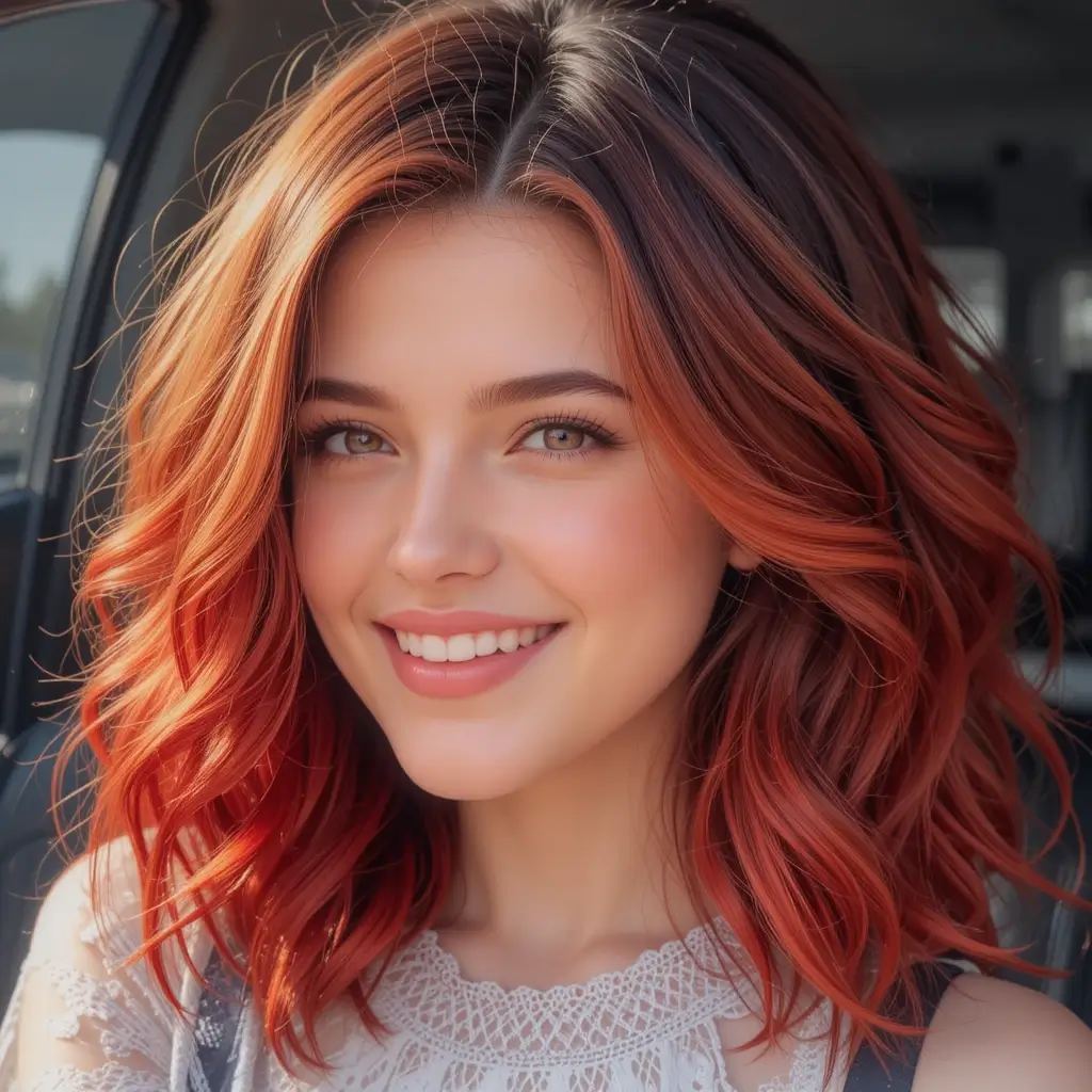 Sunset Red and Gold Blend
