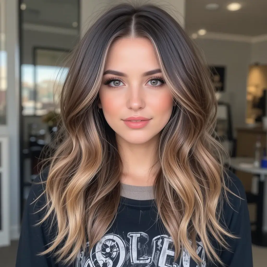 Tawny Brown Ombre