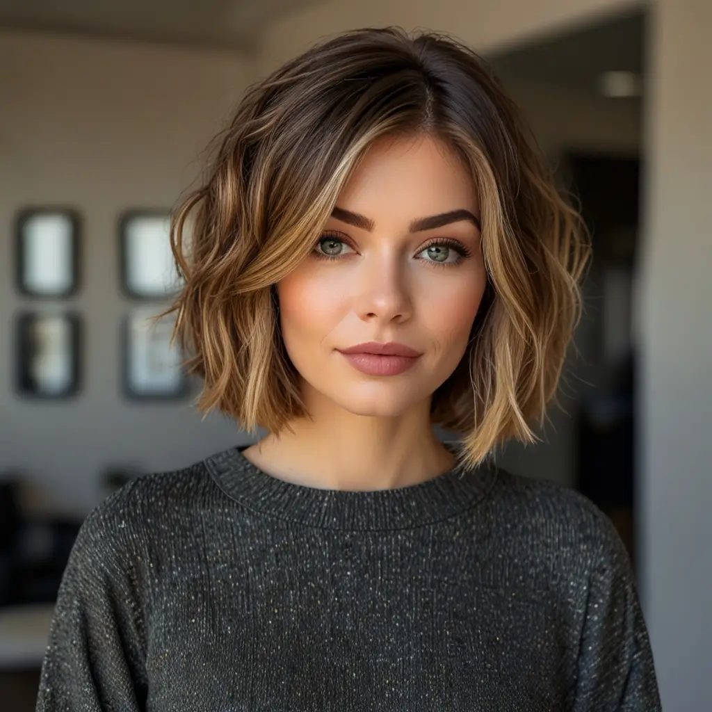 Textured Bob with Frizz Control