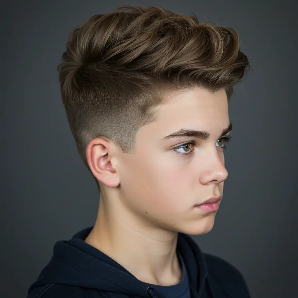 Textured Fringe with Faded Sides