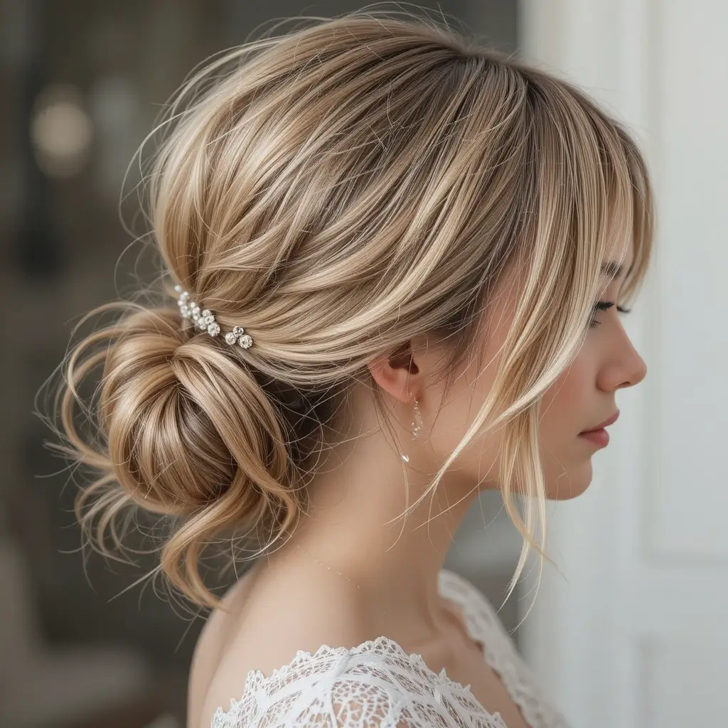 Textured Low Ponytail