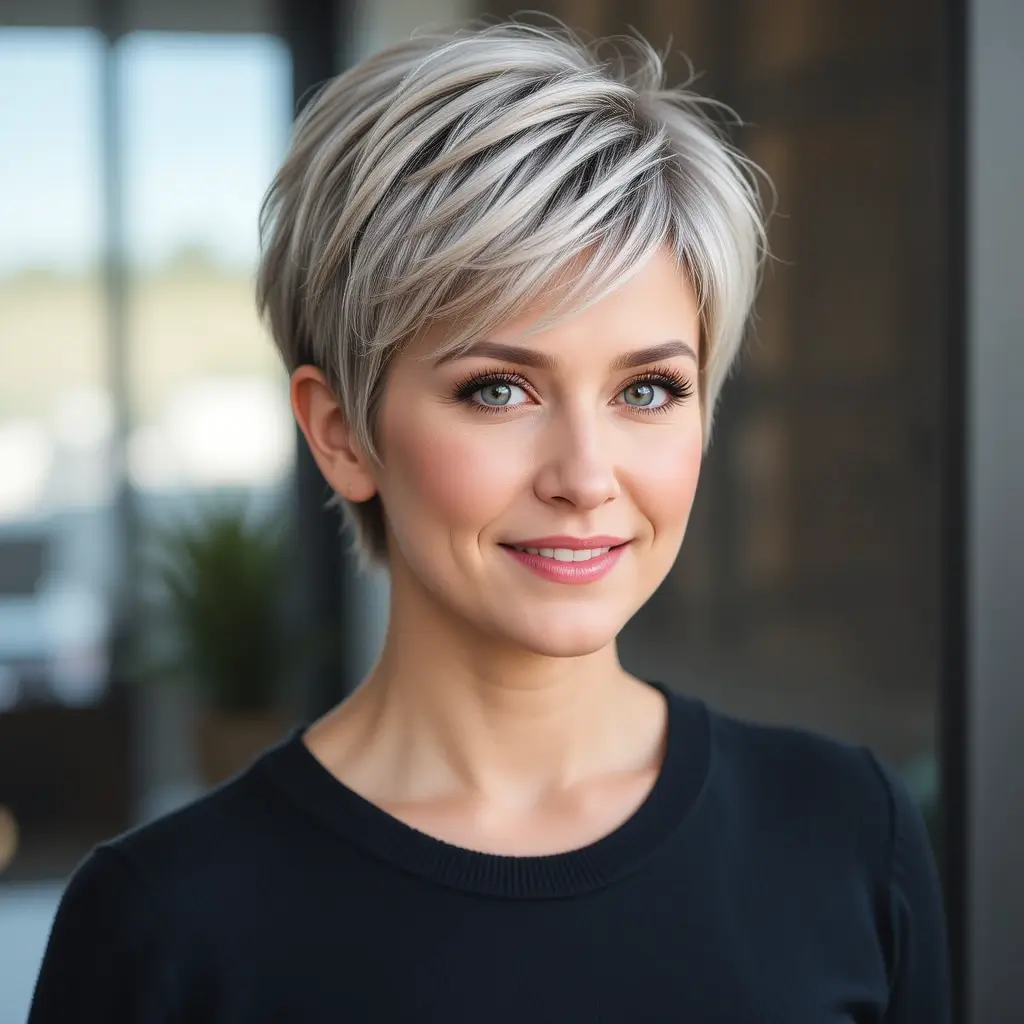Textured Pixie Cut