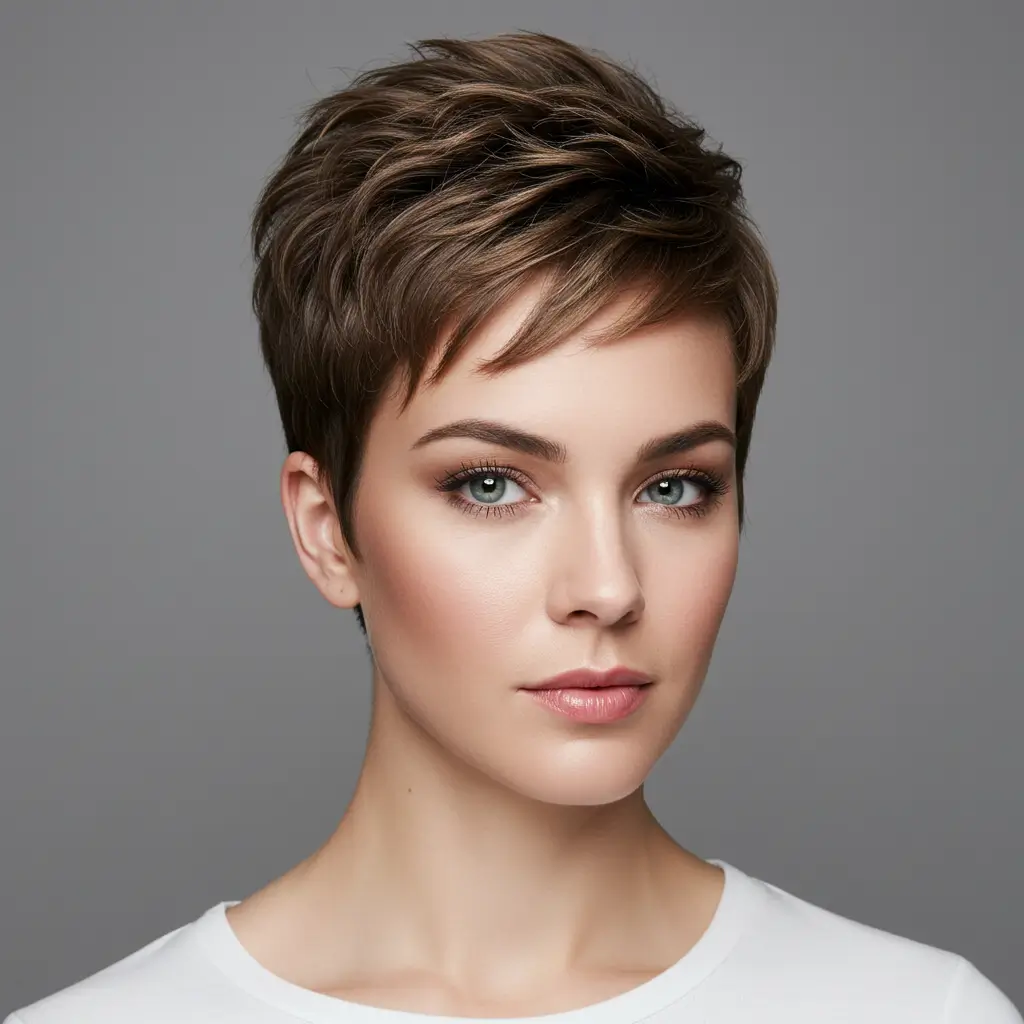 Textured Pixie Cut