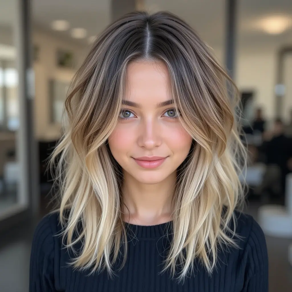 Textured Shoulder-Length Cut with Layers