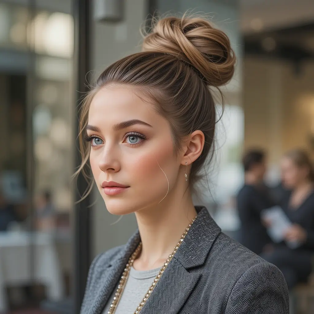 Tight High Bun