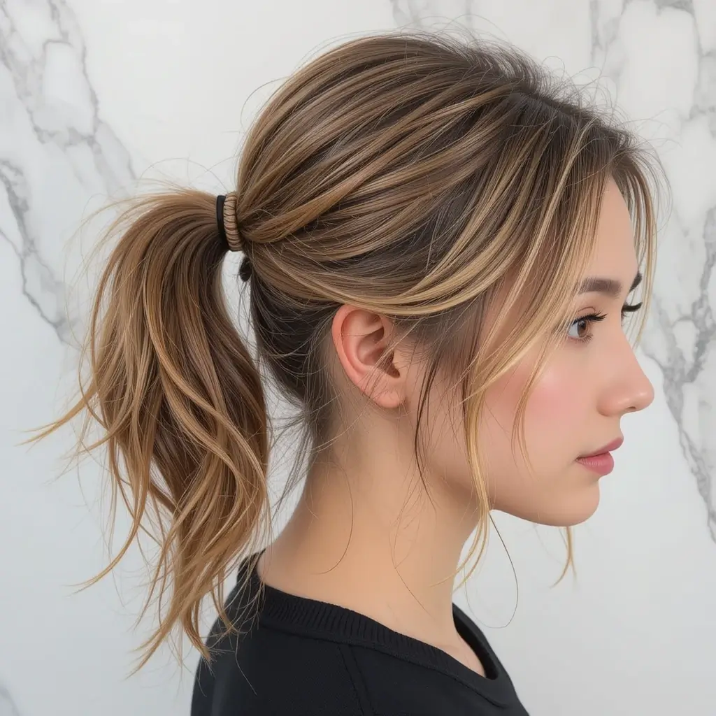 Tousled Ponytail
