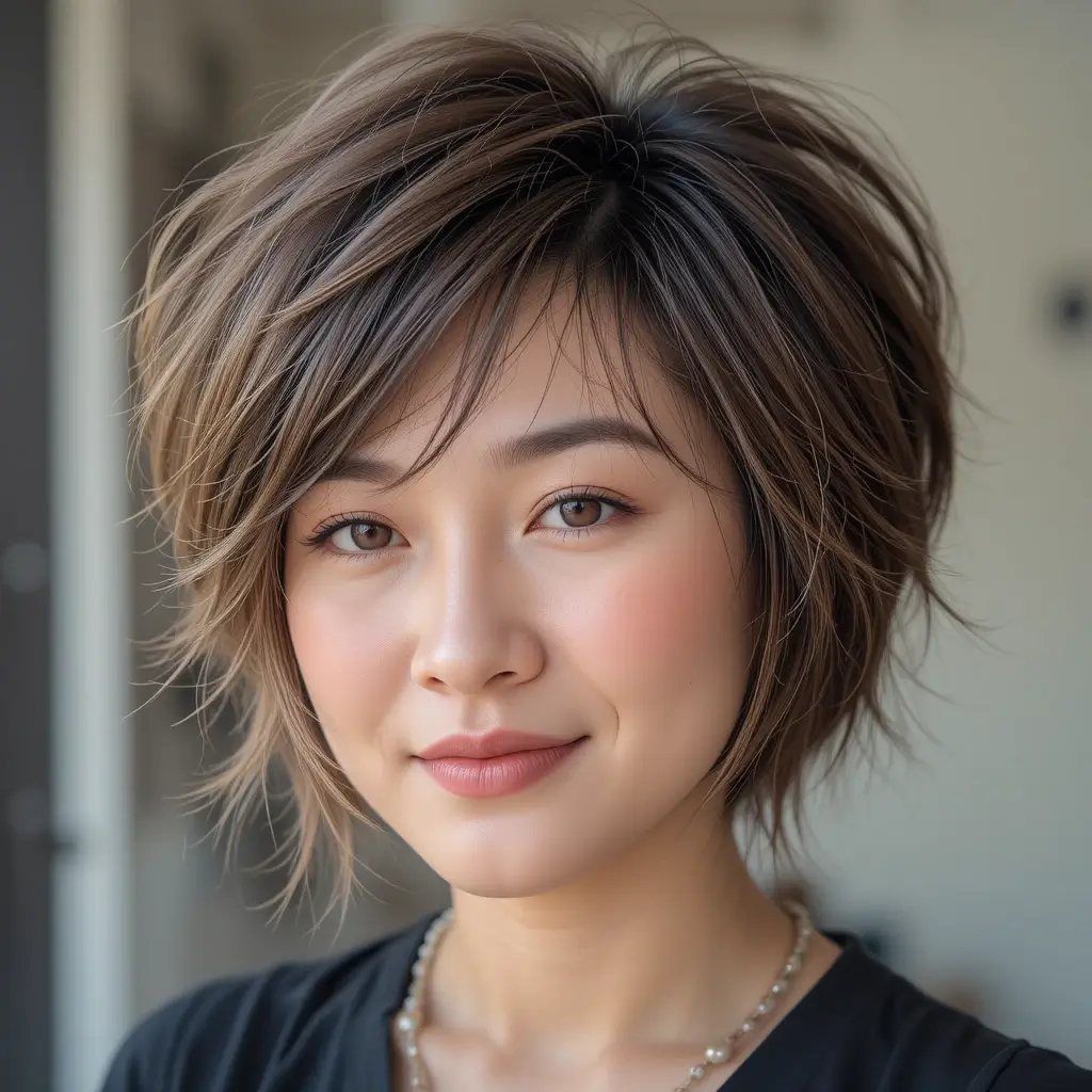 Tousled Short Hair
