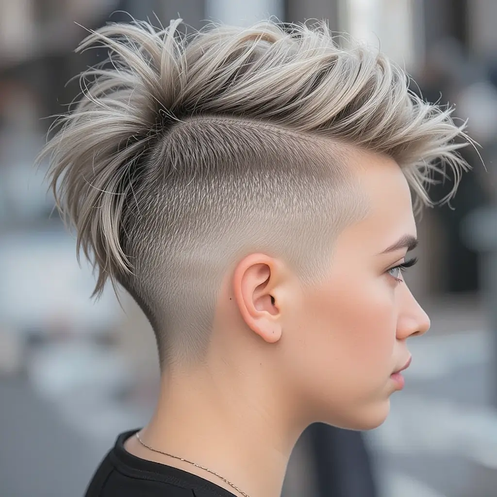 Tousled Undercut for Thin Hair