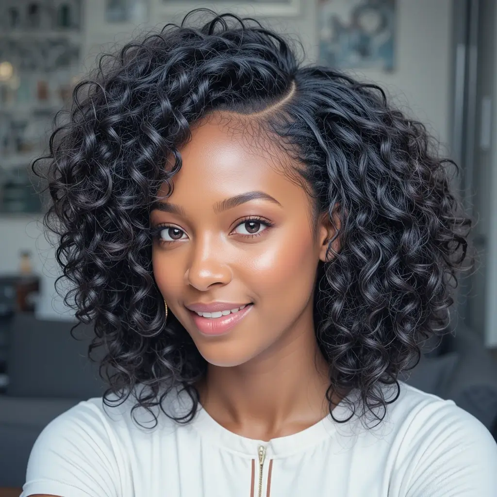 Twist-Out on Medium Hair