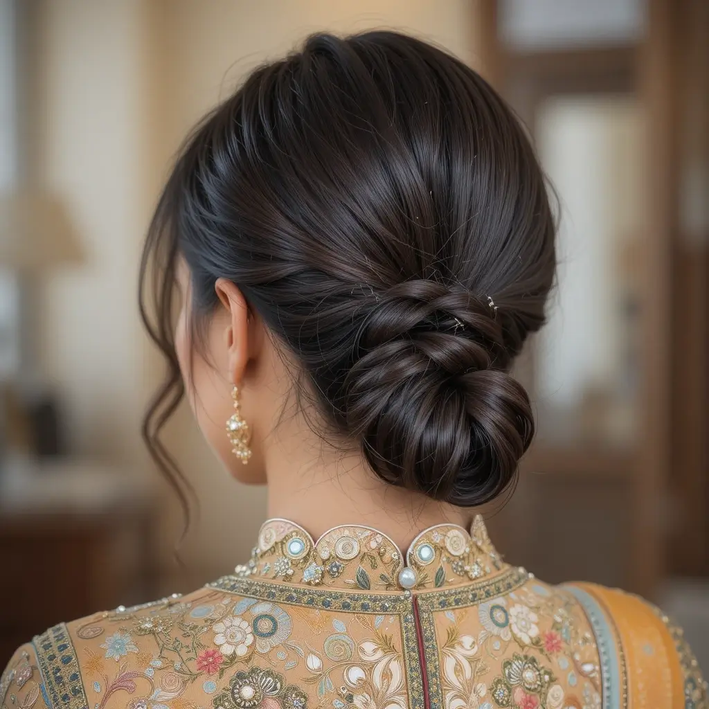 Twist and Pin Hairstyle
