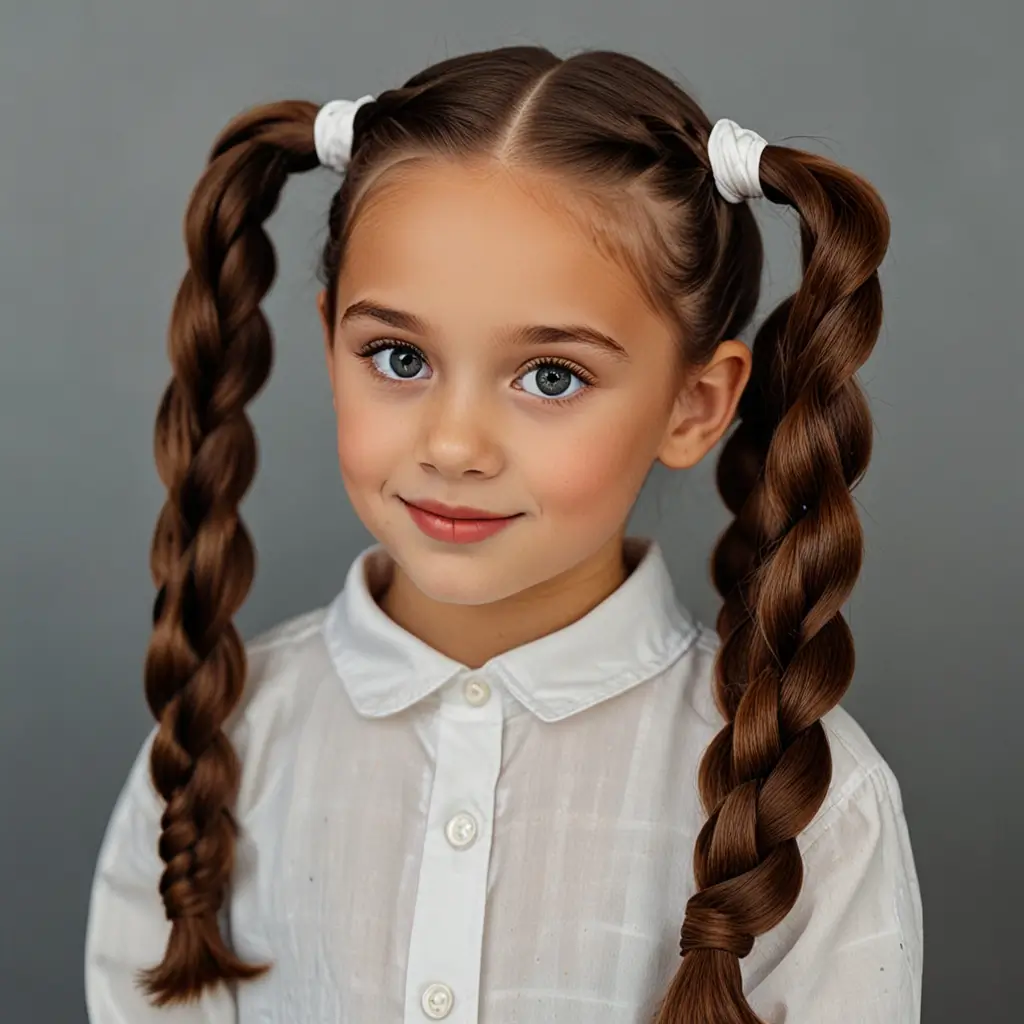 Twisted Braided Pigtails