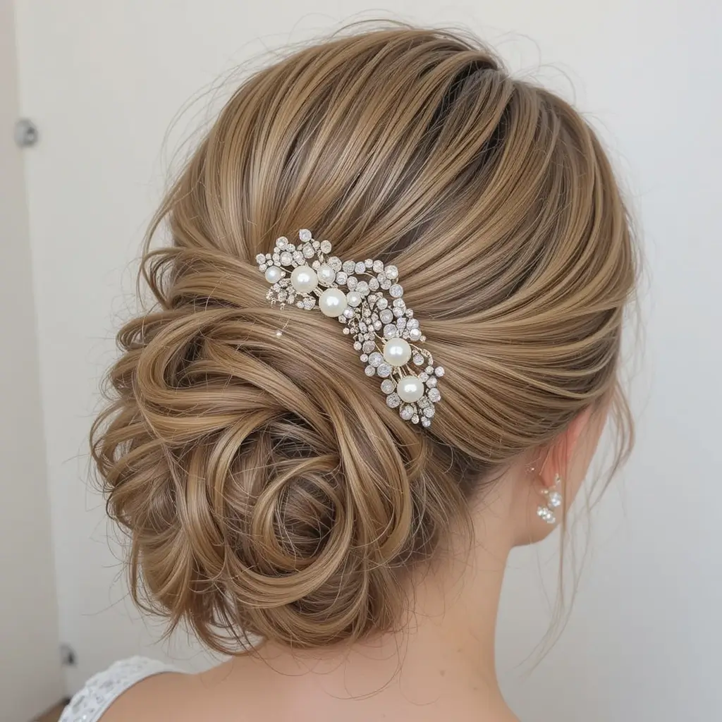 Twisted Chignon with Volume