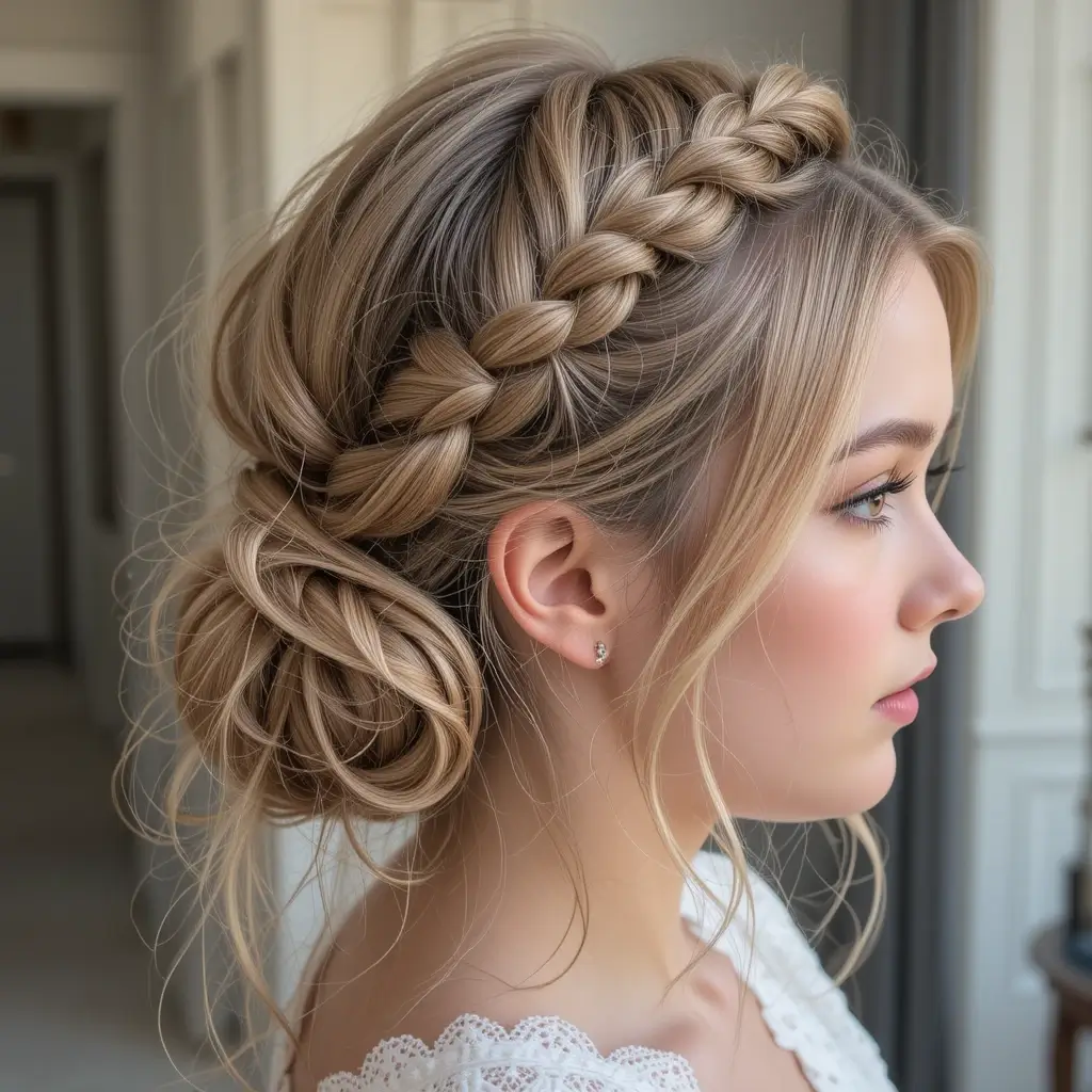 Twisted Crown Braid