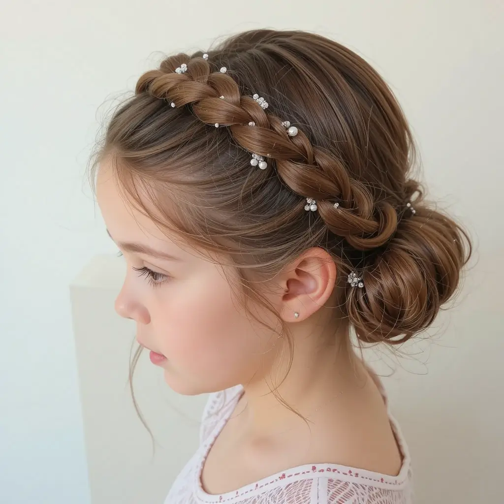 Twisted Crown Braid