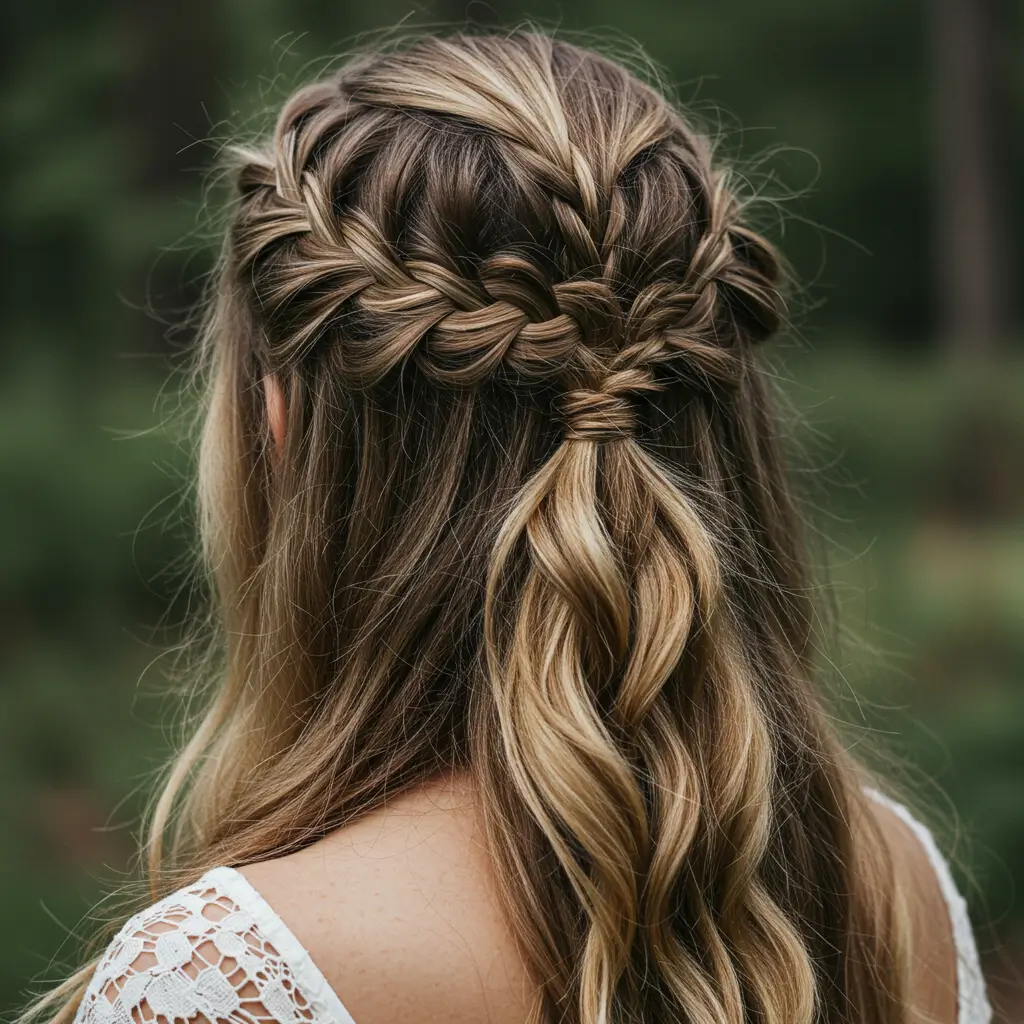 Twisted Crown Braid