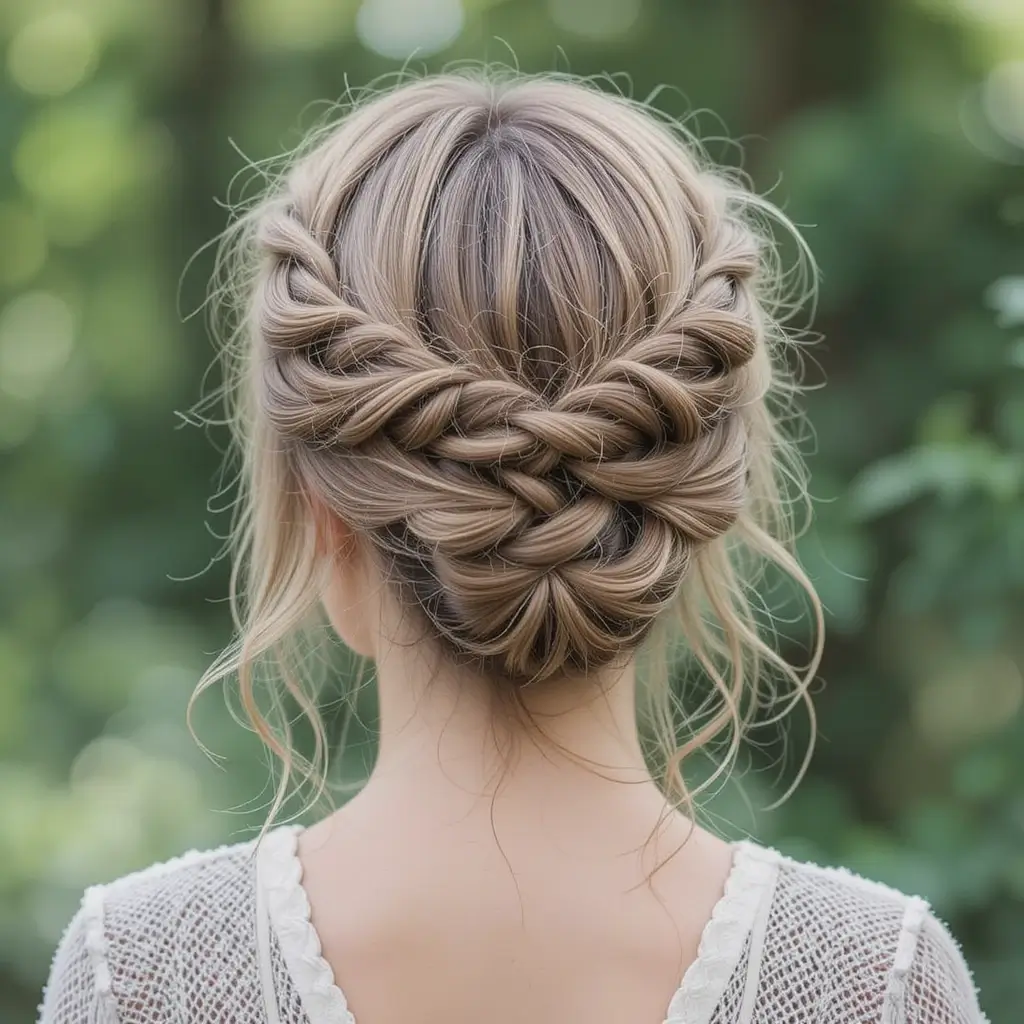 Twisted Crown Braid