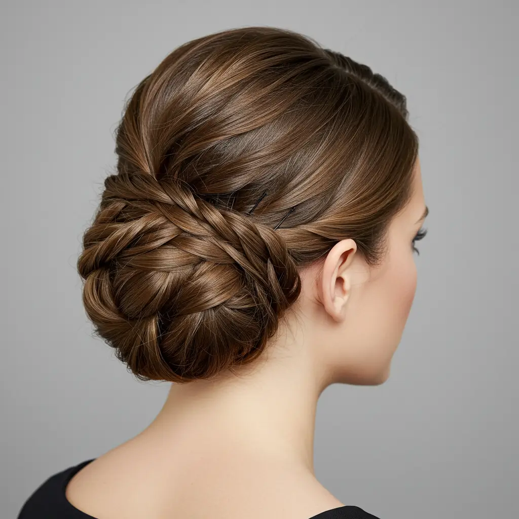 Twisted Crown Updo