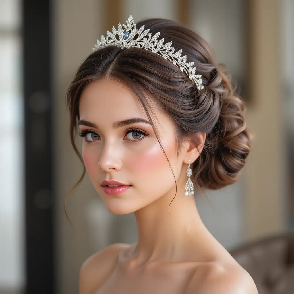 Twisted Crown Updo