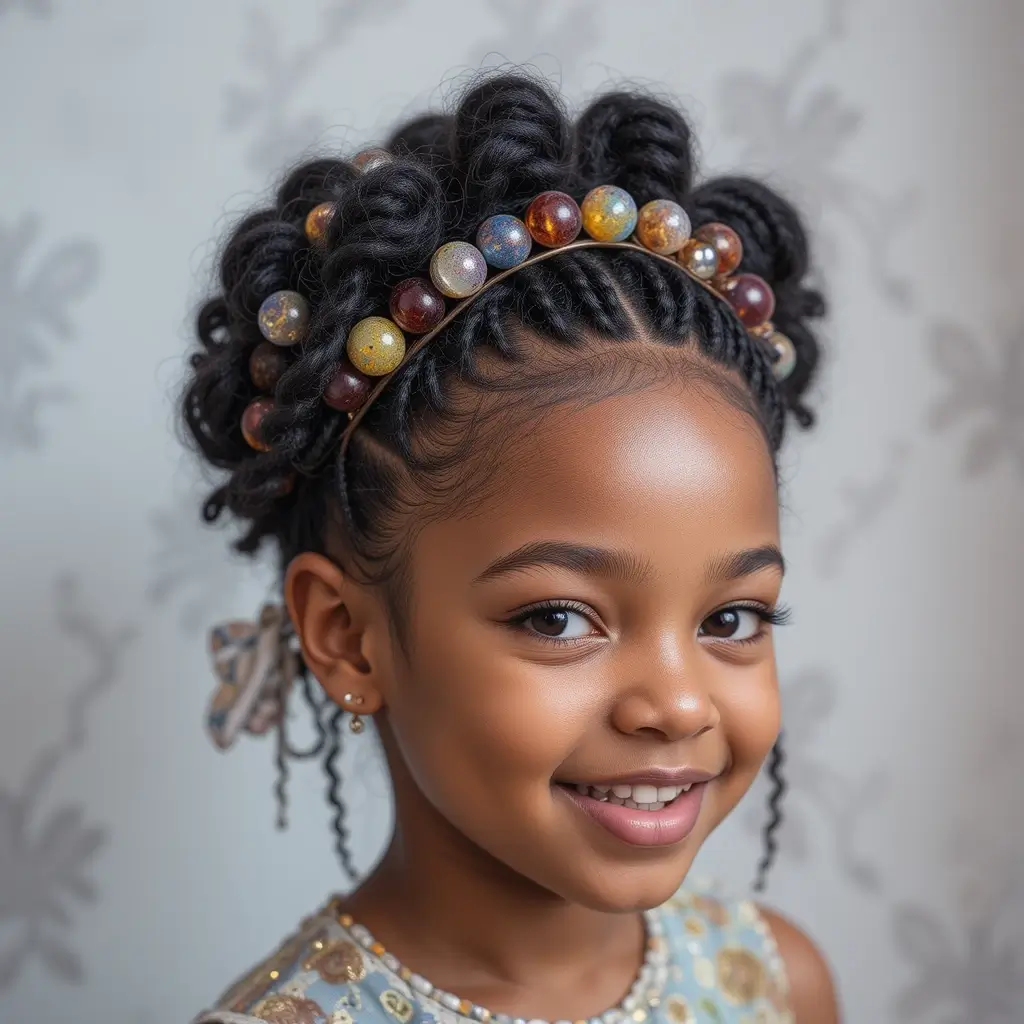 Twisted Crown with Beads
