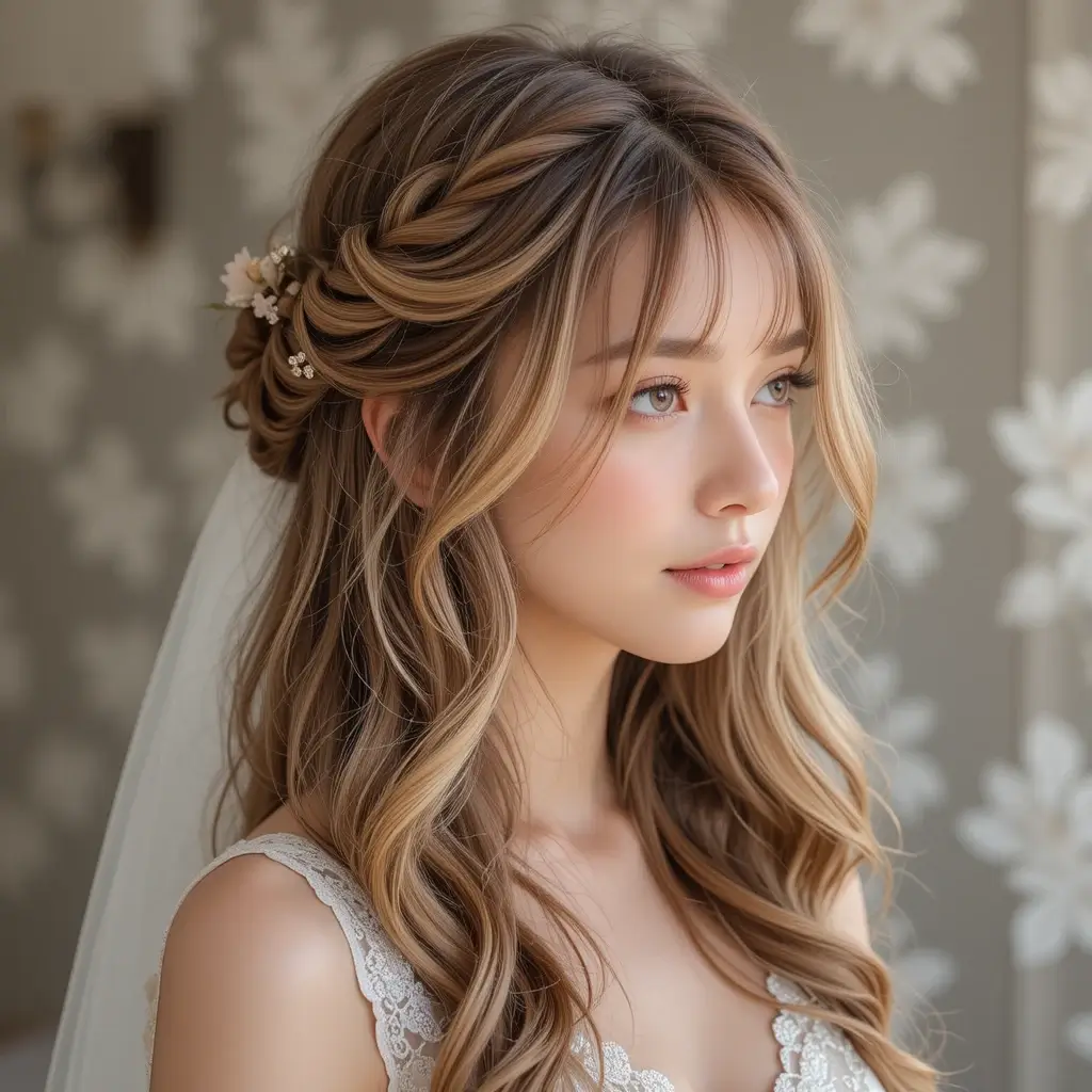 Twisted Crown with Flowing Waves