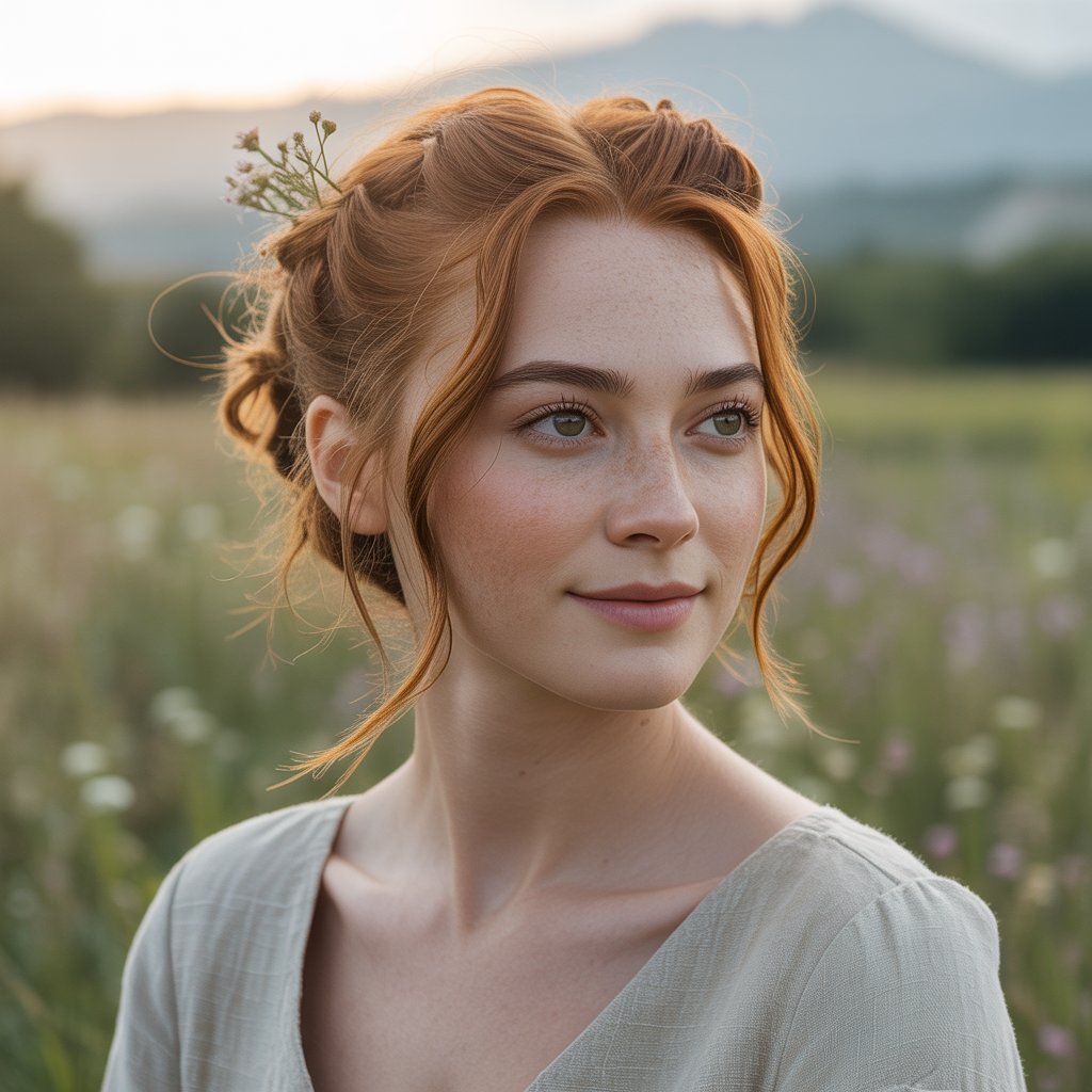 Twisted Half-Updo