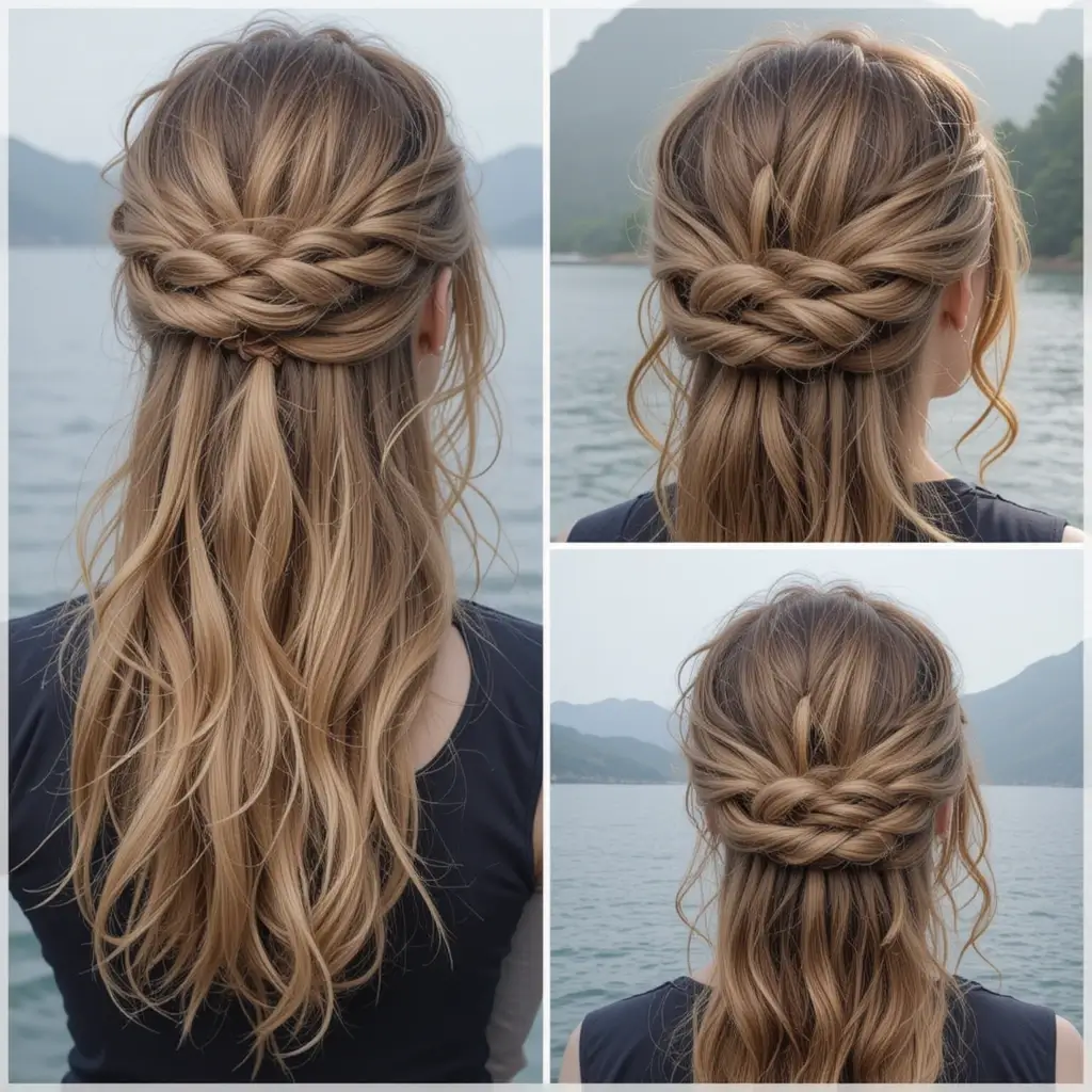 Twisted Half-Updo