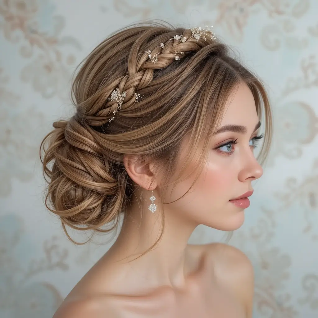 Twisted Halo Updo