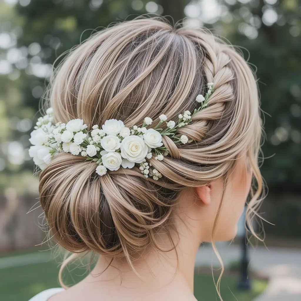 Twisted Halo Updo