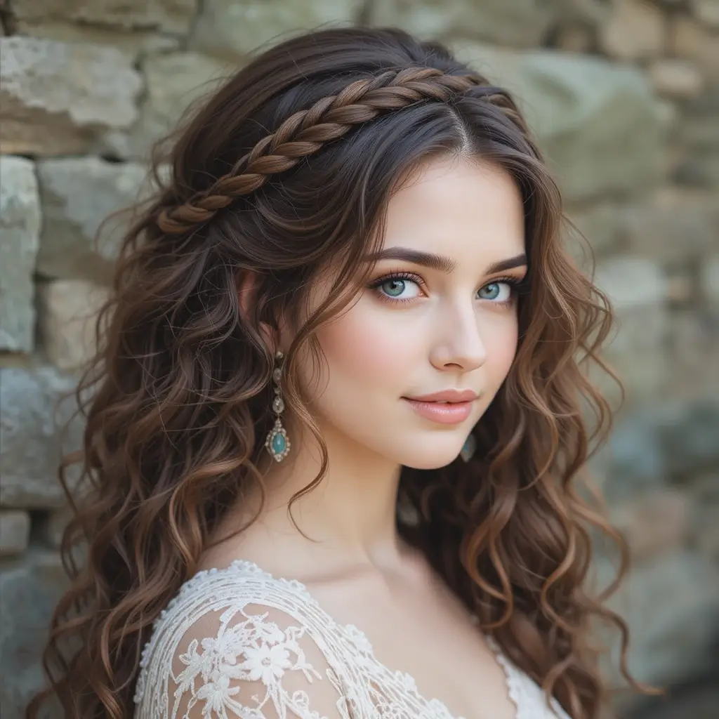 Twisted Halo with Curly Ends
