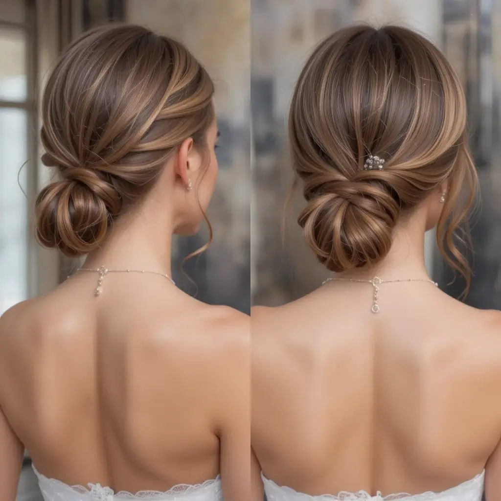 Twisted Low Ponytail
