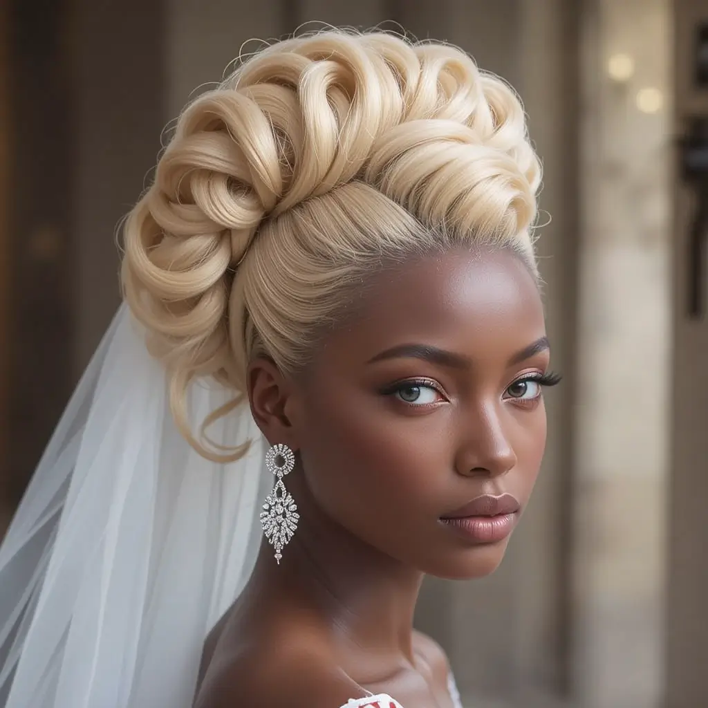 Twisted Mohawk Updo