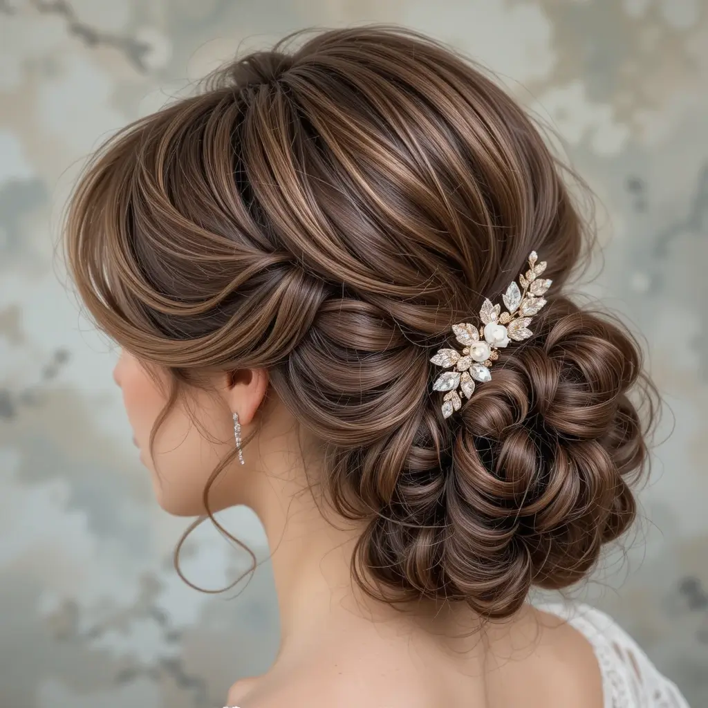 Twisted Retro Side Bun
