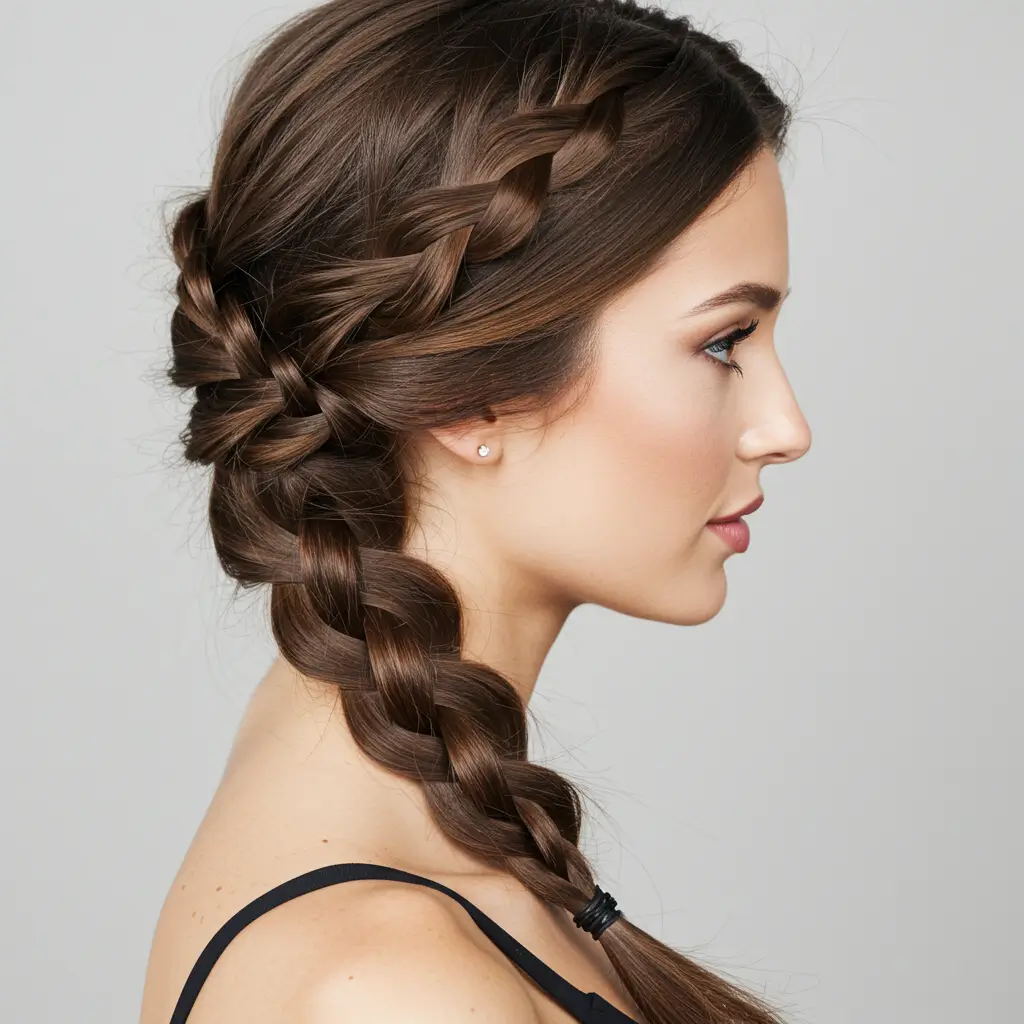 Twisted Side Braid