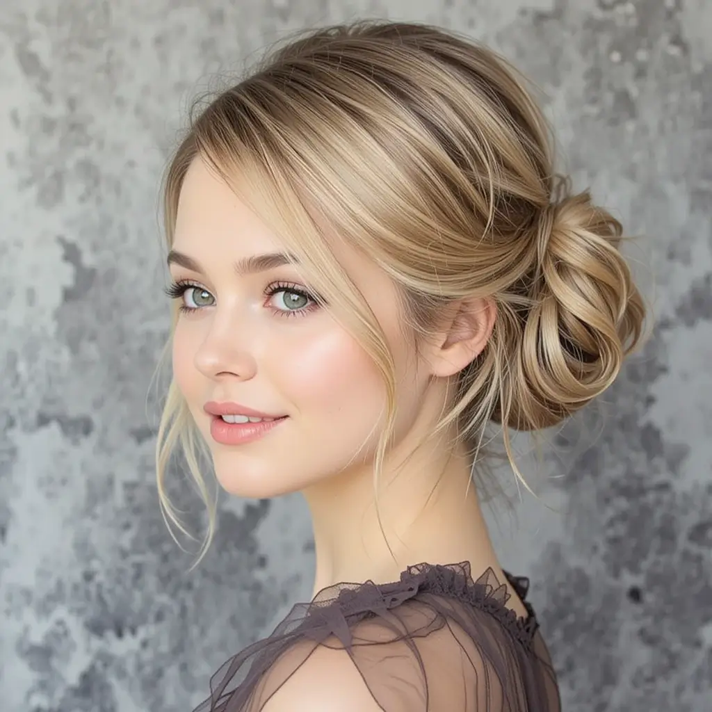 Twisted Side Bun