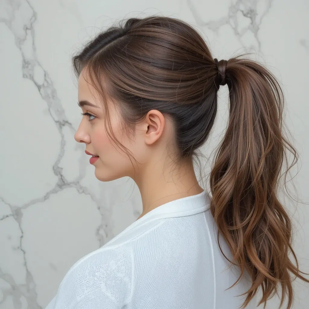 Twisted Side Ponytail