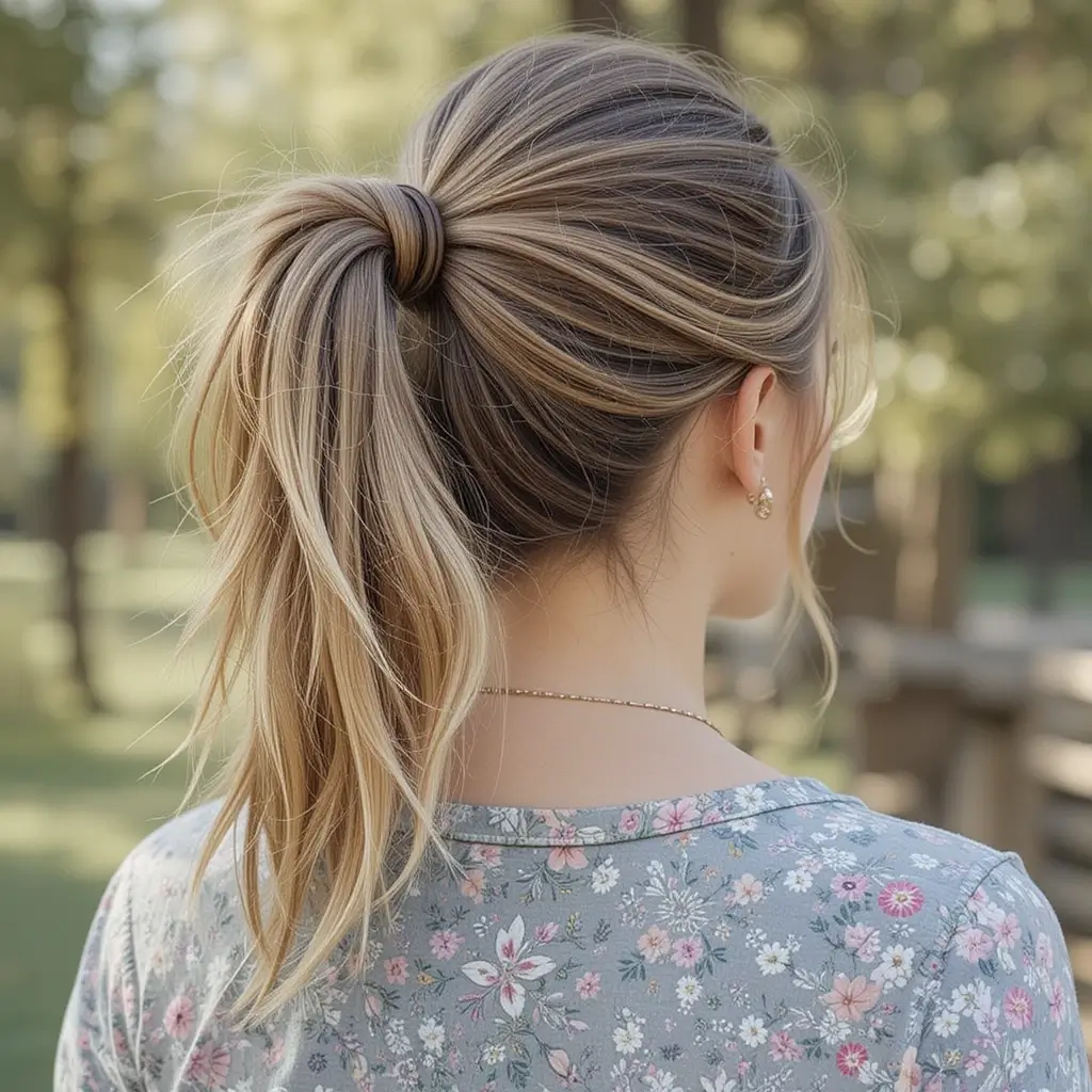 Twisted Side Ponytail
