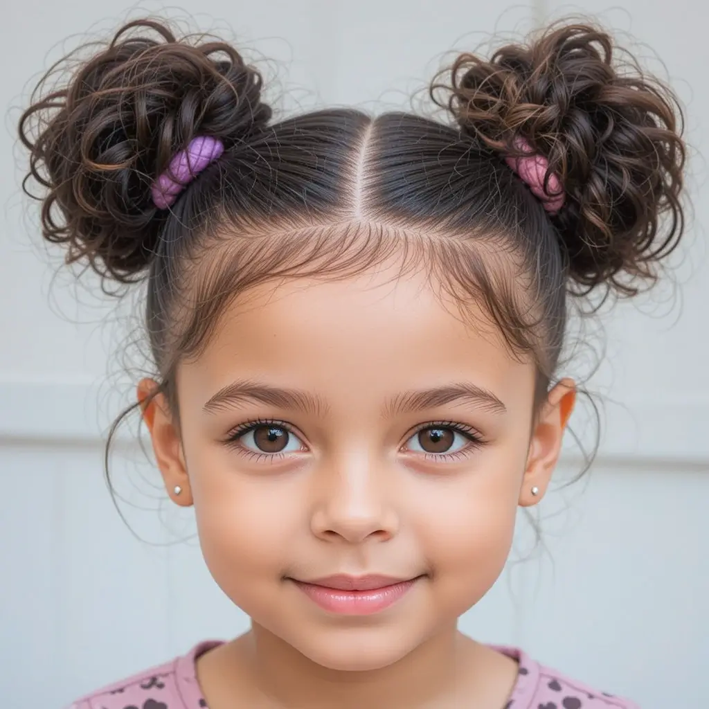Twisted Space Buns