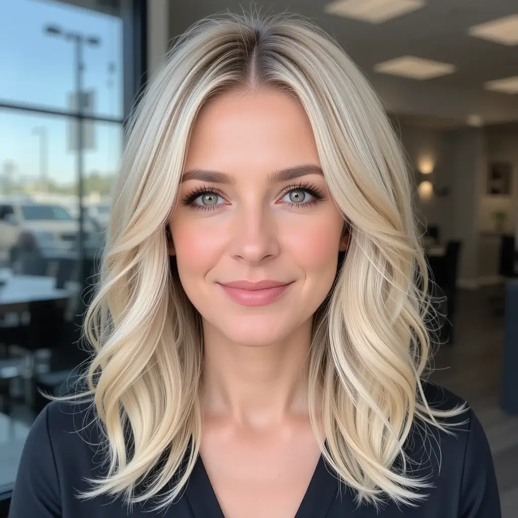 Vanilla Blonde Balayage